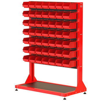 ST 110-13-P3 Stojak Narzędziowy w zestawie z listwami oraz pojemnikami