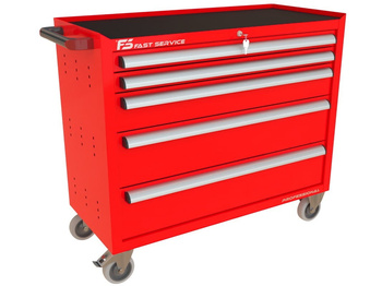 Wózek warsztatowy TRUCK z 5 szufladami PT-222