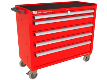 Wózek warsztatowy TRUCK z 5 szufladami PT-221