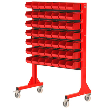 ST 110-12-P3 Stojak Narzędziowy w zestawie z listwami oraz pojemnikami