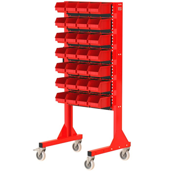 ST 70-12-P3 Stojak Narzędziowy w zestawie z listwami oraz pojemnikami