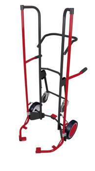 Taczka do opon z 2 kołami podporowymi, RAL 7016 VARIOfit sk-710.305/AG