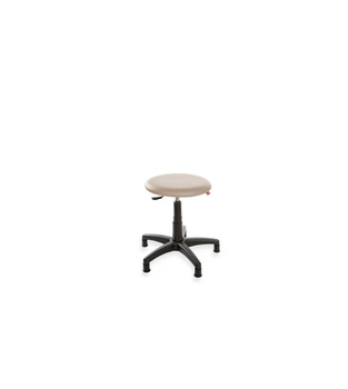 Taboret ErgoTab Eco — ekoskóra na stopkach