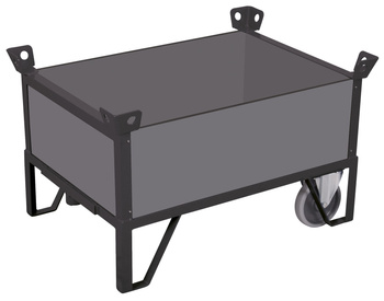 Wózek podnośnikowy z 4 ścianami VARIOfit zu-1122/AG