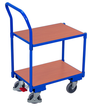 Wózek systemowy Euro z 2 powierzchniami użytkowymi i pałąkiem VARIOfit sw-410.553