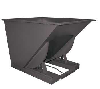 Kontener przechylny do sypkich ładunków, RAL 7016 VARIOfit sw-100.004/AG