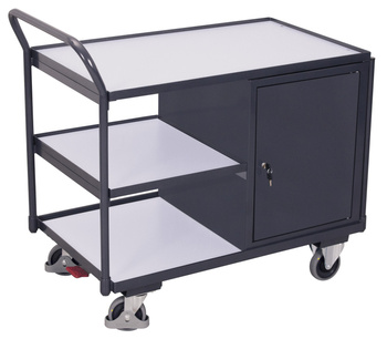 Wózek warsztatowy ESD z 3 powierzchniami użytkowym VARIOfit sw-600.773