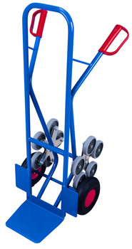 Taczka do transportu po schodach, dwa 5-ramienne wieńce kół VARIOfit sk-710.211