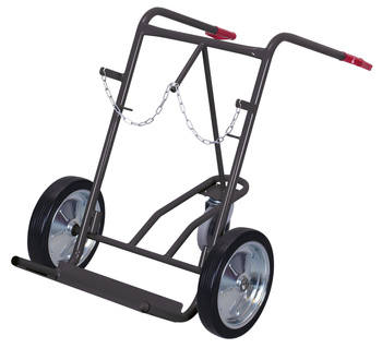 Taczka do transportu 2 butli stalowych o pojemności 40 - 50 l VARIOfit fk-1302/AG