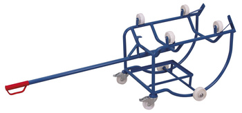 Wózek przechylny do beczek z 4 rolkami z tworzywa VARIOfit zu-3201