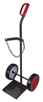 Taczka do transportu 1 butli stalowej o pojemności 40 - 50 l, RAL 7016 VARIOfit fk-1200/AG