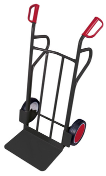 Taczka stalowa, duża łopata, RAL 7016 VARIOfit sk-710.208/AG