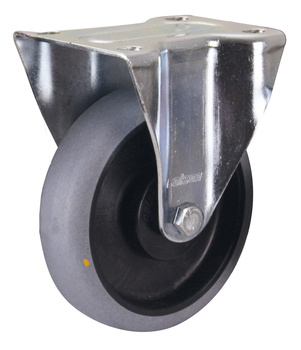 Koło stałe, 160 x 40 mm, szare (ESD) VARIOfit bpg-160.036