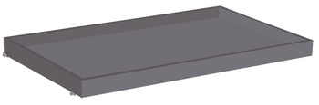 Taca do wózków półkowych, szary VARIOfit zsw-500.209/G