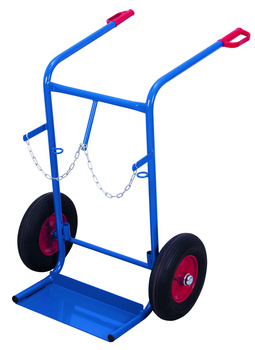Taczka do transportu 2 butli stalowych o pojemności 40 - 50 l VARIOfit fk-1301