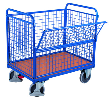 Wózek skrzyniowy z siatką VARIOfit sw-700.404