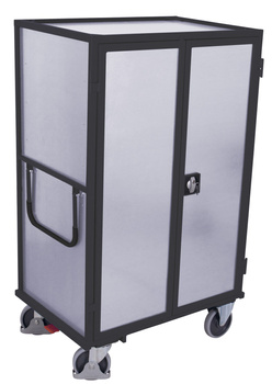 Wózek półkowy spawany w całości, RAL 7016 VARIOfit sw-800.668/AG