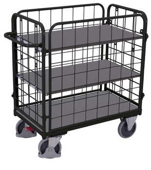 Niski wózek piętrowy RAL 7016 VARIOfit sw-800.460/AG